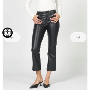 Dear John Black Cropped Ankle Pants